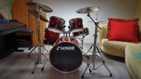Schlagzeug High-End SONOR Force 2007, Top Zustand + Becken Set