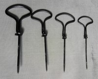 4 Handbohrer Nagelbohrer Mini Kastanien Holz Bohrer Bastel Vorbohrer