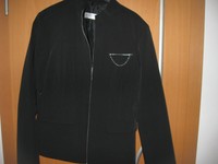 Jacke/ Blazer, Gr. 40, schwarz, klassisch geschnitten