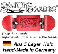 Komplett Holz Fingerskateboard RT/SWZ/WS SOUTHBOARDS® Handmade Wood Fingerboard