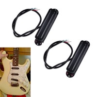 2pcs Dual Schienen Blade Humbucker Pickup für e-Gitarre Fender Strat