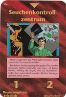 Illuminati INWO Card Seuchenkontrollzentrum  german limited Mint 06