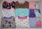 CARTER'S BABY GIRL TODDLER BLANKET SLEEPER FOOTED FLEECE PAJAMAS 12M-24M 2T-5T