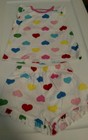 Carter's 24 Month Girls Summer Heart Pajama's elastic waist/sleeveless EUC