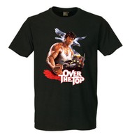 over the top T-Shirt Schwarz,Stallone, Rocky, Rambo, Trucker, Kult