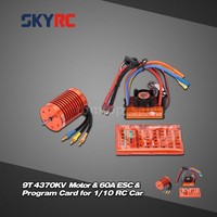 SKYRC LEOPARD 60A 9T 4370KV Brushless Motor Auto-Combo& Programm-Karte DE P5L8