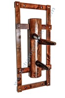 Wing Chun Wooden Dummy with bow walnut color