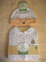 CLASSIC POOH BOY GIRL Hunny Pots & Bees Sleeper Hat Set Rare 3-6 Months HTF NEW
