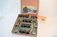 101822.83 Distler Zugpackung Dampflok 40281 mit Uhrwerk und Schlüssel Spur 0