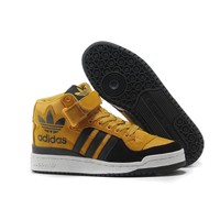 NEW Mens Adidas Forum Mid XL Gold trainers Hi tops UK 6.5 EU 40 - G60542