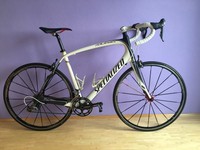 Specialized Roubaix Pro Dura Ace Ksyrium XL Sonderfarbe Weiß matt