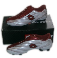 Lotto Vertigo IV FG-3F JR Totti Nocken Fußballschuhe Kind silber rot Gr. 32 NEU