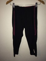 Karrimor Run Running Trousers Cropped Black With Pink Trim Size 10  R5033