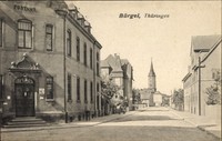Ak Bürgel Thüringen, Postamt, Strassenansicht, Kirche - 1275166