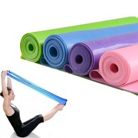 Pilates Yoga Training Aerobics Slimming Stretch Band Zug- Band Gummiband