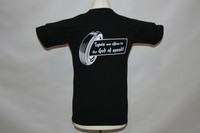 Kultkarren T-Shirt TYRES ARE OFFERS TO THE GOD OF SPEED! Aufdr. hinten - schwarz