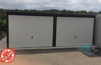 RAL 9010 6x6 Blechgarage Fertiggarage Metallgarage LAGERRAUM GERÄTESCHUPPEN