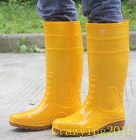 Gummistiefel Fshion Trend Hülse Herren rutschfest  Regenstiefel Gr39-44