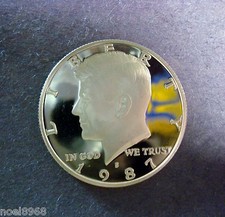 1987-S Gem Proof Kennedy Half Dollar Highly Frosted Deep Cameo