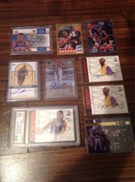 9x NBA Autogramm Auto -Kobe, Jordan, Rodman, Shaq, Marbury, Allen, Magic Johnson