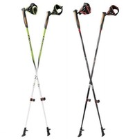 Carbon NORDIC WALKING STÖCKE 120 oder 125 cm inkl. 4 oder 8 Pads cf633 +