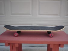 Vintage Maple 7 Ply Skateboard With 50 mm Wheels 31" X 7 1/2" Vgc