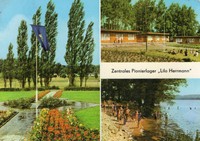 Alte Ak - Bad Saarow - Pieskow  Pionierlager  " Lilo Herrmann " 1975 