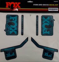 Fox Racing Shox Decal Kit Turquoise Türkis Sticker 2016 Gabel Dekor