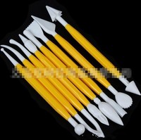 F09039 8 Stück Fondant Kuchen-Werkzeuge Zuckerblumen Modelleinrichtungen