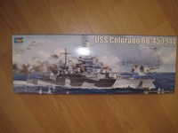 USS Colorado BB-45 1944 Schlachtschiff 1:700 Plastikbausatz *NEU* Trumpeter