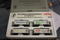 MÄRKLIN H0 SOMO 84400 KÜHLWAGENSET SALZBURGER KREBSHILFE  ÖBB  TOP!OVP! WG06