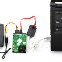 For 2.5/3.5 Drive Hard SATA/PATA/IDE Drive to USB 2.0 Adapter Converter Cable