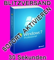 Win 7 Pro 32/64-Bit Windows 7 Professional OEM Product Key Lizenzschlüssel ESD