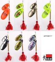 DAM EFFZETT Shallow Runner Tandem Spinner in verschiedenen Farben und Gewichten