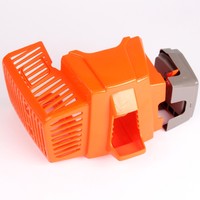 Motorabdeckung in Orange Mach1 Benzin Scooter 71ccm Motor Tuning Ersatzteil 1819