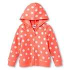 Toddler Girl Circo Polka Dot Hoodie Sweatshirt Peach Orange 12 18 Months 2T 3T