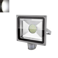 50W SMD LED Fluter Aussen Flutlicht Strahler mit Bewegungsmelder IP65 Weiß 6000K