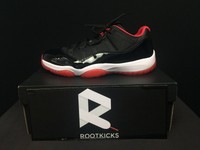 AIR JORDAN 11 RETRO LOW "BRED" 2016 jordan 11 bred / breds low EU 45 528895-012