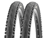 2x Kenda Fahrrad Semislick MTB Reifen K-847 (50-559) 26x1.95 Draht schwarz ATB