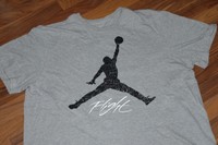 AIR JORDAN Flight Basketball T-Shirt 3XL Herren Grau N4
