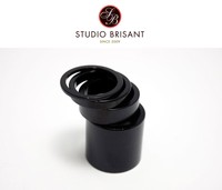 1 Zoll Aluminium Spacer 25,4 mm für Steuersatz in 2 * 5 * 10 * 30 mm  *schwarz*