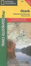 National Geographic Trails Illustrated MO Ozark National Scenic Riverway Map 260