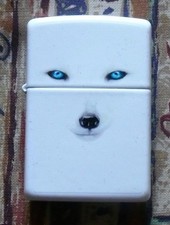 ANIMALS ARTIC FOX ZIPPO LIGHTER FREE P&P FREE FLINTS