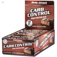 Body Attack Carb Control- High Protein Fitness Riegel 6  x 100g Eiweiß Low Carb