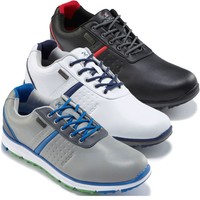 * NEW 2016 * Stuburt CYCLONE eVent WATERPROOF Herren Spikeless GOLF SCHUHE LEDER