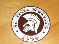 4 AUFKLEBER VON ST.PAULI SKINHEADS    "NEU"