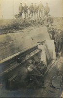 AK PK Feldpost Postkarte 1917 WK 1 Stellung vor Laon Frankreich WW1 beschrieben