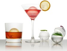 4Pcs Party Bar Whiskey Cocktails Ice Cube Ball Brick Tray Round Maker Mold Mould