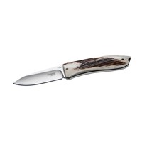 Klassisches Messer LionSteel Big Opera D2 Hirschhorn-Griff  Taschenmesser 
