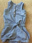 Old Navy Baby Girl Denim Romper Size 18-24 Months